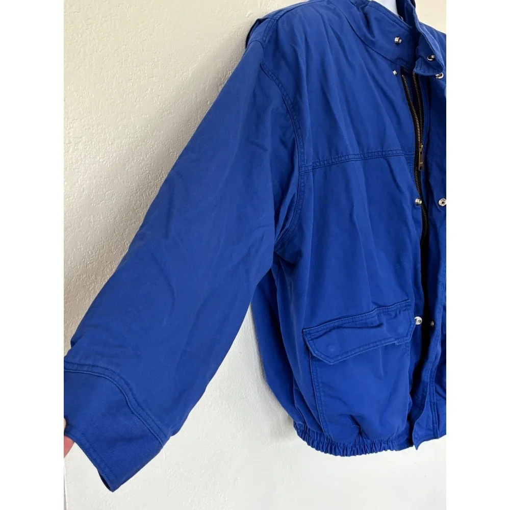 Bulwark Jacket 3XL Blue Excel FR work Fire Resistant Bomber JLJ8RB3 Lineman coat